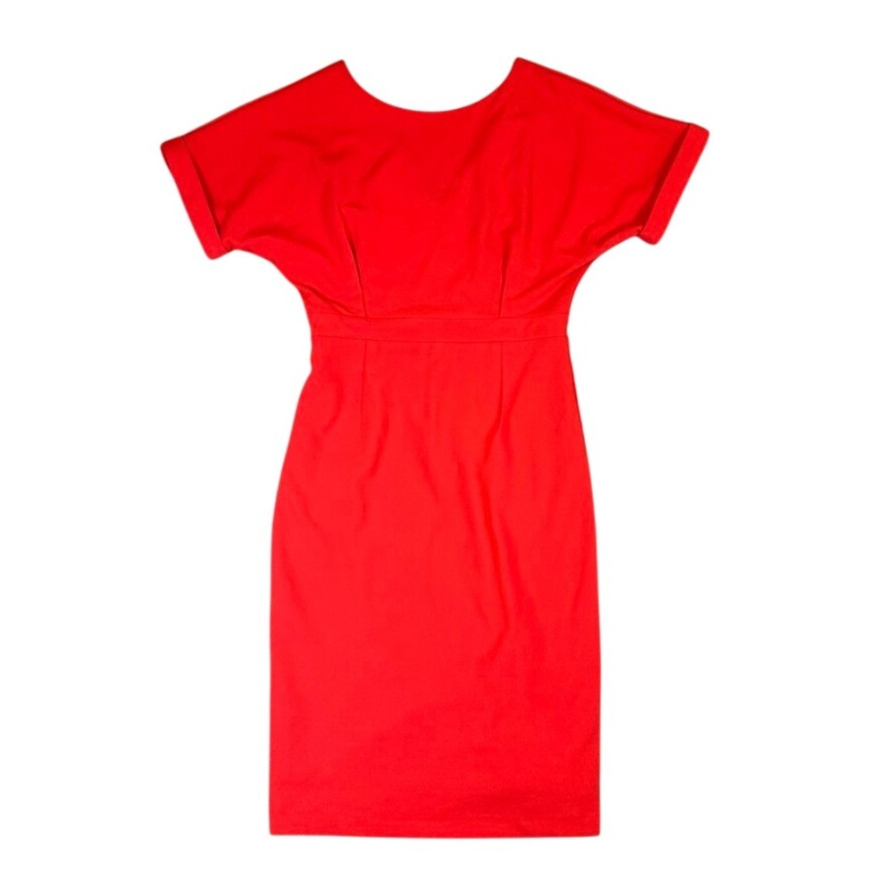 NWT Alexia Admor Womens Red Dolman Sleeve Sheath Dress Size M D3396